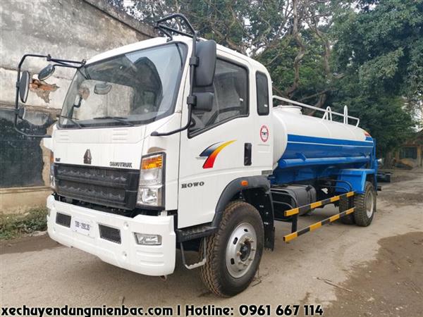 Xe phun nước rửa đường 9 khối HOWO